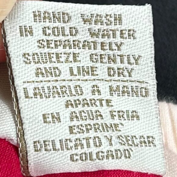 Jane Ashley Vintage Red White Sequin Boho Skirt Size M - Picture 8 of 8